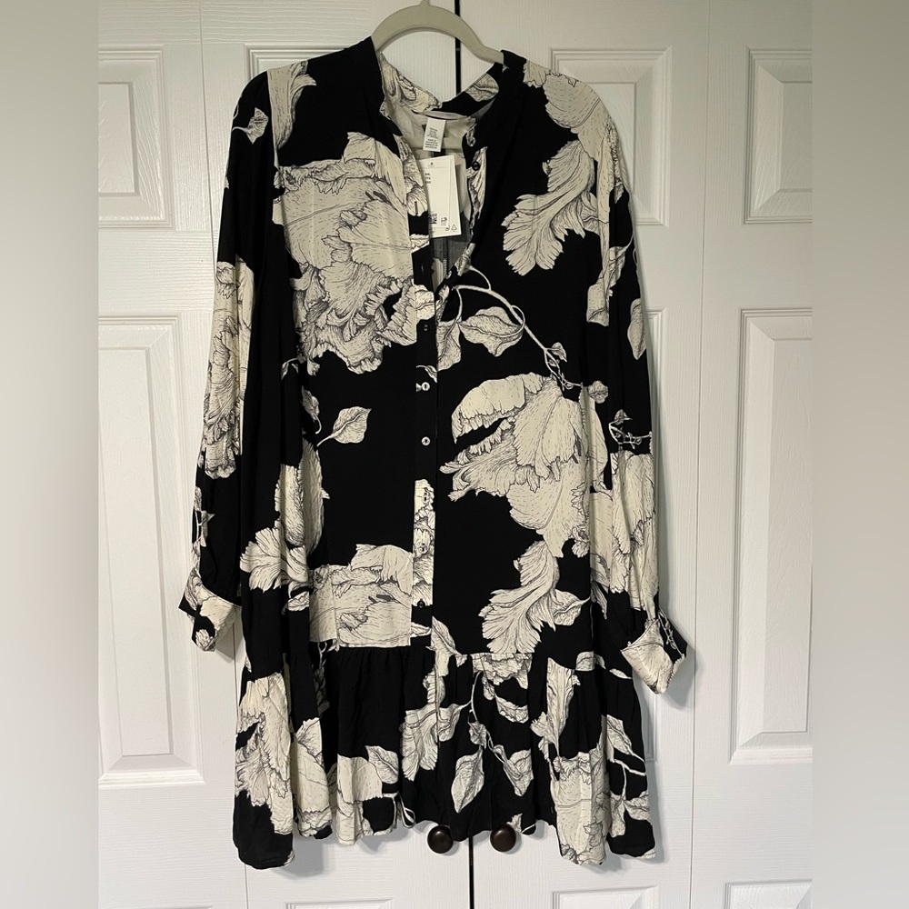 Drop waist dress.